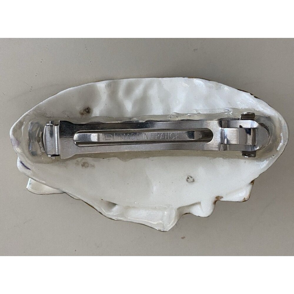 Handmade Porcelain Hair Barrette - Picture 6 of 9
